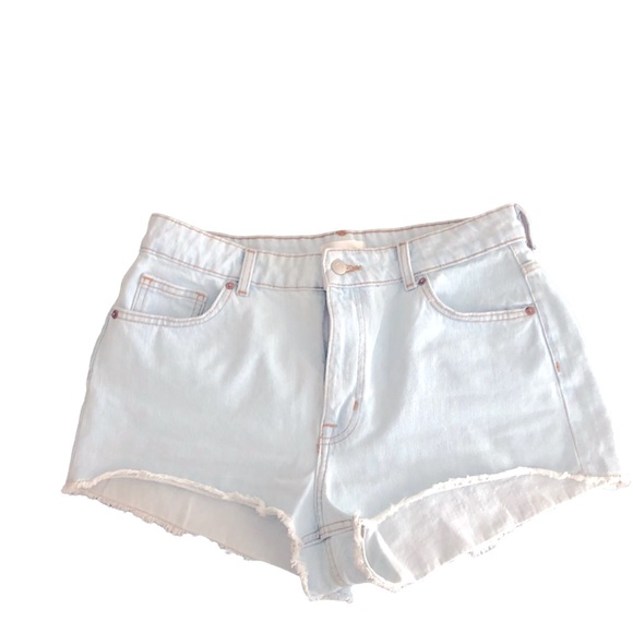 H&M denim jean shorts size 12 - Picture 7 of 10